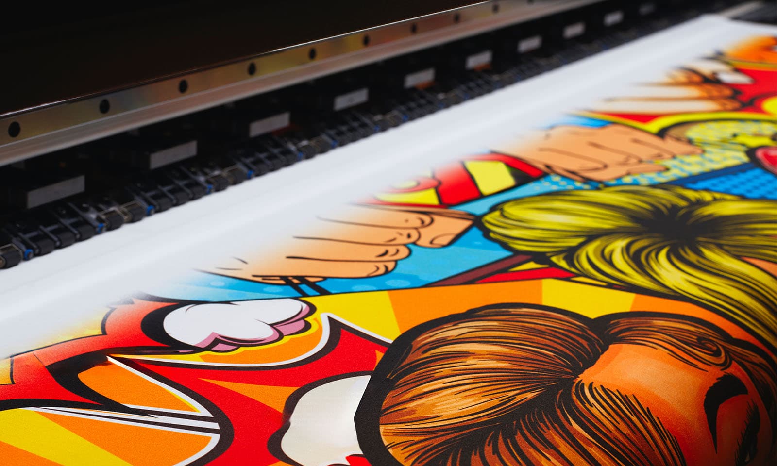 large comic print